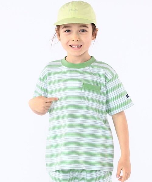 SHIPS（シップス）の「SHIPS KIDS:バッグコード ロゴ キャップ（キャップ・キッズ・ダークラベンダー/ライム/オレンジ系/ネイビー・32/33）」の7枚目の写真