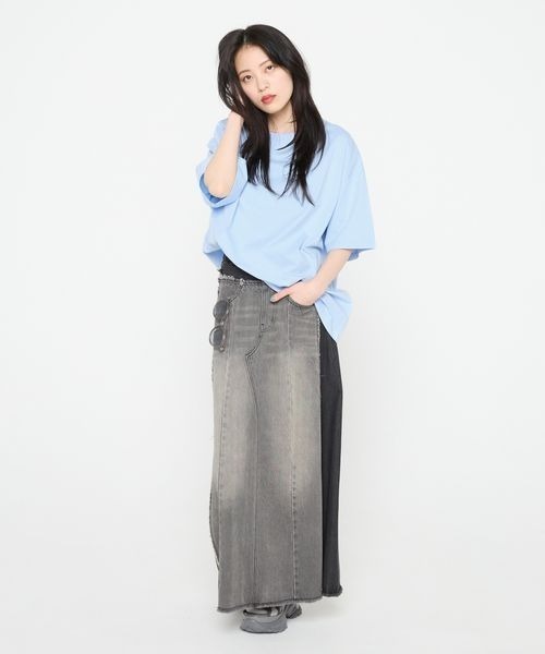 JEANASIS（ジーナシス）の「【Les Fleurs】バックLOGO TEE/492113（T