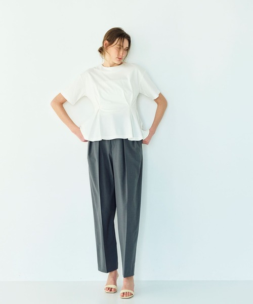tシャツ タックシルエットトップス「マルチファンクション」 レディース N.O.R.C tシャツ タックシルエットトップス「マルチ
