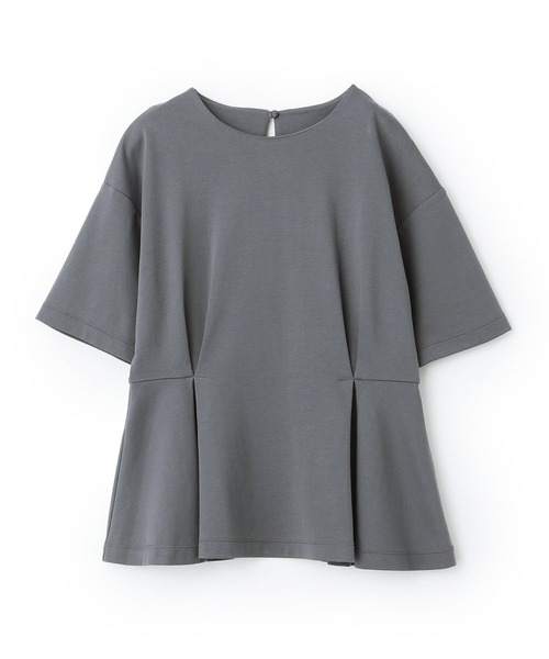 N.O.R.C(ノーク)の「タックシルエットトップス【マルチファンクション】(Tシャツ/カットソー・レディース・ブラック/オフホワイト/チャコール・フリー)」の19枚目の写真