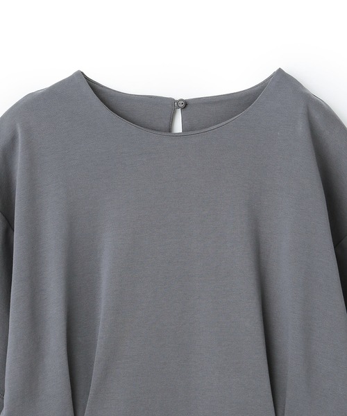N.O.R.C(ノーク)の「タックシルエットトップス【マルチファンクション】(Tシャツ/カットソー・レディース・ブラック/オフホワイト/チャコール・フリー)」の21枚目の写真