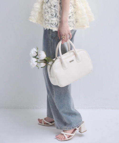 mellowneon（メロウネオン）の「クロスストラップミュールサンダル（サンダル・レディース・アイボリー/ブラック・SMALL/MEDIUM/LARGE）」の5枚目の写真