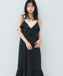 ラッフルキャミワンピ