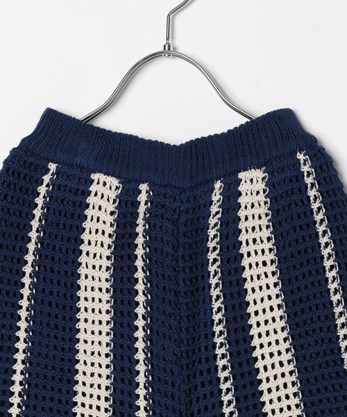 LEPSIM（レプシィム）の「【KIDS】配色ラインニットショートパンツ　451660（その他パンツ・キッズ・アイボリー/ネイビー・140/120）」の10枚目の写真