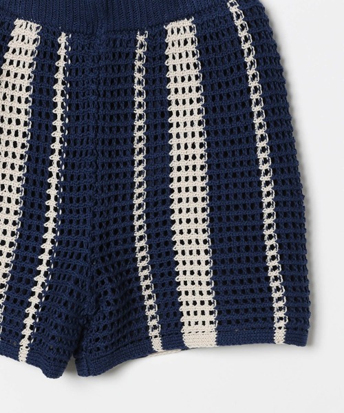 LEPSIM（レプシィム）の「【KIDS】配色ラインニットショートパンツ　451660（その他パンツ・キッズ・アイボリー/ネイビー・140/120）」の11枚目の写真