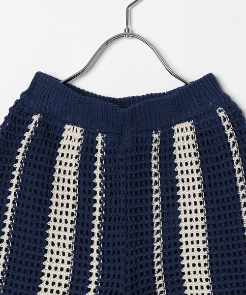 LEPSIM（レプシィム）の「【KIDS】配色ラインニットショートパンツ　451660（その他パンツ・キッズ・アイボリー/ネイビー・140/120）」の12枚目の写真