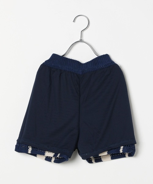 LEPSIM（レプシィム）の「【KIDS】配色ラインニットショートパンツ　451660（その他パンツ・キッズ・アイボリー/ネイビー・140/120）」の13枚目の写真