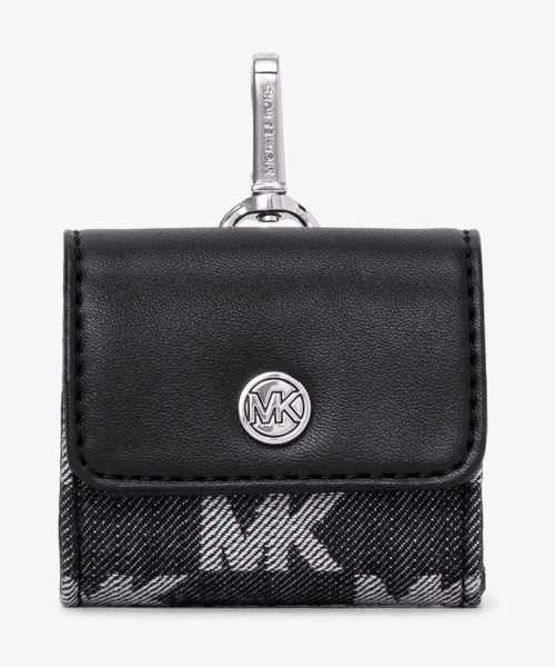 MICHAEL KORS(マイケルコース)の「JET SET ITEM クロスボディ ウィズ テックアタッチ ミディアム - MKシグネチャー(ショルダーバッグ・レディース・ブラック・FREE)」の10枚目の写真