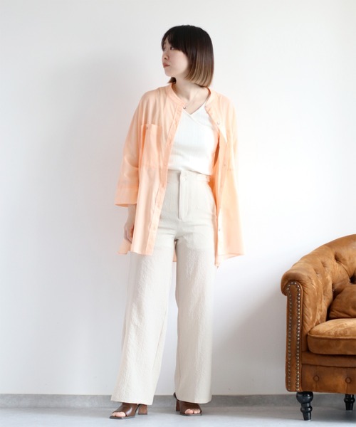 cepo（セポ）の「〈前後2way〉アシメネックタンクトップ（タンクトップ・レディース・オフホワイト/ブラック/ライム・M）」の18枚目の写真