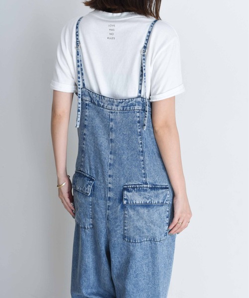 エイミーロウ　テンセルデニム　サロペット　オーバーオール　24SS M ブルー Eimee Law】テンセルデニム サロペット | Selectshop shooby dooby