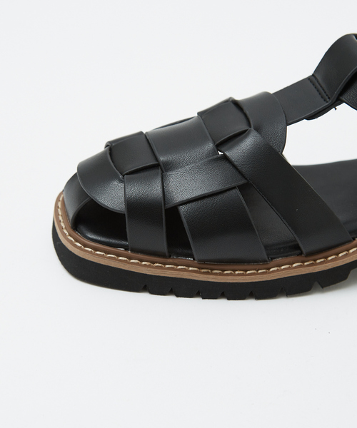 Au BANNISTER（オゥバニスター）の「【販売店舗限定】グルカサンダル（サンダル・レディース・アイボリー/ブラック/ベージュ・37/38/35/36/39）」の10枚目の写真