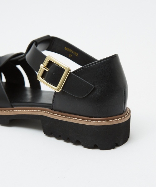 Au BANNISTER（オゥバニスター）の「【販売店舗限定】グルカサンダル（サンダル・レディース・アイボリー/ブラック/ベージュ・37/38/35/36/39）」の12枚目の写真