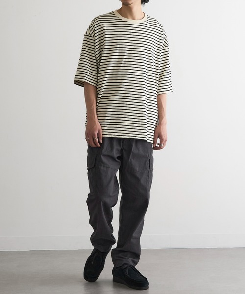 MAGASIN DE MODE Brew（マガジンデモードブリュー）の「【MAGASIN DE MODE Brew】裏メッシュカーゴパンツ MNY（カーゴパンツ・メンズ・グレイッシュベージュ/カーキ/ブラック/ネイビー・M/L/2L）」の22枚目の写真