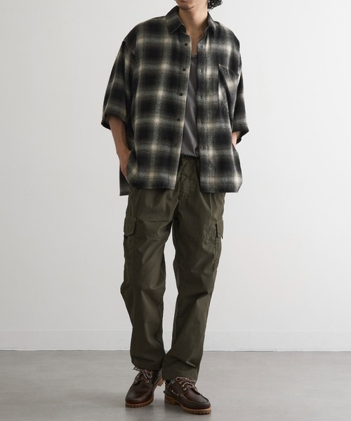 MAGASIN DE MODE Brew（マガジンデモードブリュー）の「【MAGASIN DE MODE Brew】裏メッシュカーゴパンツ MNY（カーゴパンツ・メンズ・グレイッシュベージュ/カーキ/ブラック/ネイビー・M/L/2L）」の12枚目の写真