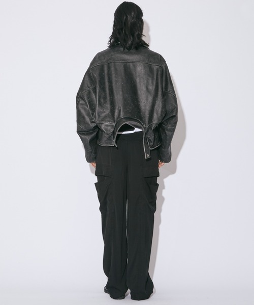 ジャケット・アウター beautiful people double-end double-end stone wash leather jacket – beautiful people