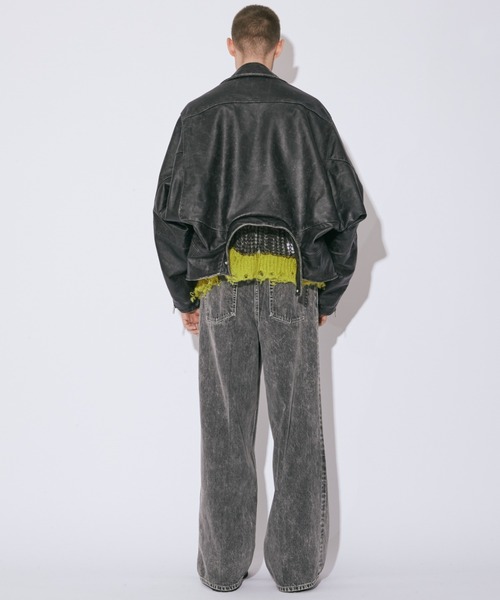 ジャケット・アウター beautiful people double-end double-end stone wash leather jacket – beautiful people