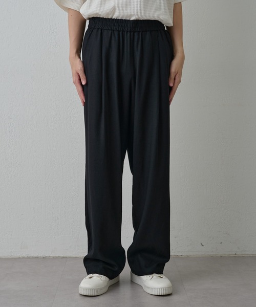 COLONY 2139（コロニートゥーワンスリーナイン）の「ドレープリネンイージースラックス（スラックス・メンズ・ブラック/ベージュ・LARGE/MEDIUM）」の22枚目の写真