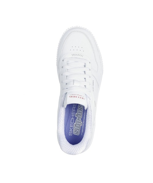 SKECHERS(スケッチャーズ)の「SKECHERS HANDS FREE SLIP-INS JADE-PUT IT IN NEUTRAL / スケッチャーズ ハンズフリースリップインズジェイド-プット イットイン ニュートラル(スニーカー・レディース・ホワイト/ブラック×ホワイト・25cm/24.5cm/24cm/23.5cm/23cm/22.5cm)」の3枚目の写真