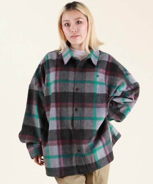 BEVERY HILLS P.C/ビバリーヒルズポロクラブ シャギーチェックシャツ