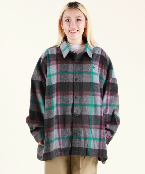 BEVERY HILLS P.C/ビバリーヒルズポロクラブ シャギーチェック