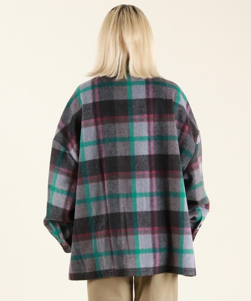 BEVERY HILLS P.C/ビバリーヒルズポロクラブ シャギーチェック