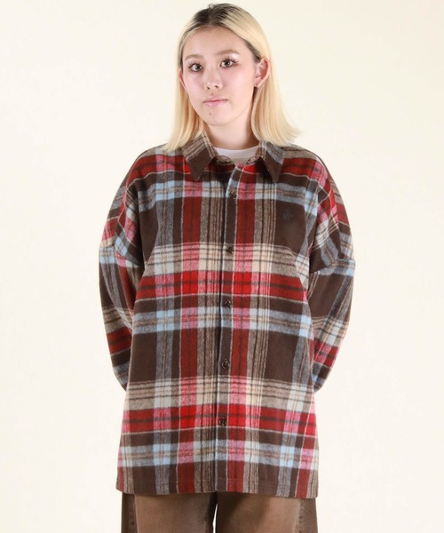 BEVERY HILLS P.C/ビバリーヒルズポロクラブ シャギーチェックシャツ