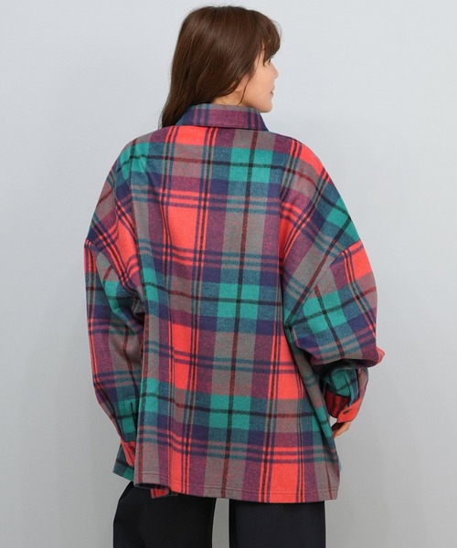 BEVERY HILLS P.C/ビバリーヒルズポロクラブ シャギーチェックシャツ