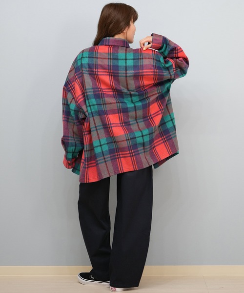 BEVERY HILLS P.C/ビバリーヒルズポロクラブ シャギーチェック