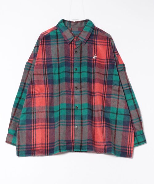 BEVERY HILLS P.C/ビバリーヒルズポロクラブ シャギーチェック