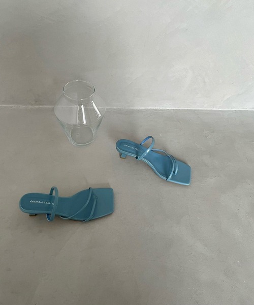 ORiental TRaffic by yuri（オリエンタルトラフィックバイユリ）の「【ZOZOTOWN限定】アシメストラップミュールサンダル/51291（サンダル・レディース・ブラック/ゴールド/シルバー/ブルー・S/M/L/LL）」の17枚目の写真