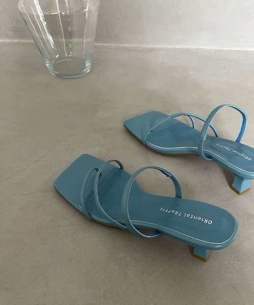 ORiental TRaffic by yuri（オリエンタルトラフィックバイユリ）の「【ZOZOTOWN限定】アシメストラップミュールサンダル/51291（サンダル・レディース・ブラック/ゴールド/シルバー/ブルー・S/M/L/LL）」の18枚目の写真