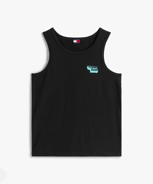 tommy jeans(トミー ジーンズ)の「スリムスタックタンクトップ(Tシャツ/カットソー・メンズ・ブラック/ホワイト・SMALL/MEDIUM/X-SMALL/LARGE/X-LARGE)」の6枚目の写真