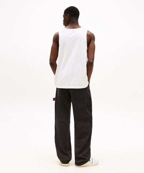 tommy jeans(トミー ジーンズ)の「スリムスタックタンクトップ(Tシャツ/カットソー・メンズ・ブラック/ホワイト・SMALL/MEDIUM/X-SMALL/LARGE/X-LARGE)」の9枚目の写真