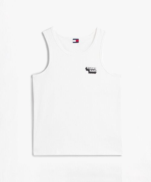tommy jeans(トミー ジーンズ)の「スリムスタックタンクトップ(Tシャツ/カットソー・メンズ・ブラック/ホワイト・SMALL/MEDIUM/X-SMALL/LARGE/X-LARGE)」の10枚目の写真