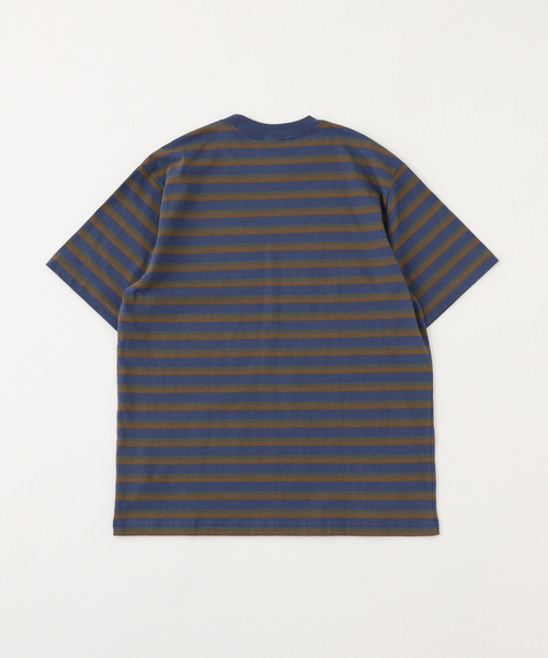 ONLY NY（オンリーニューヨーク）の「ONLY NY / オンリーニューヨーク Stripe T-Shirt（Tシャツ/カットソー・メンズ・チャコールグレー/ネイビー・MEDIUM/LARGE）」の3枚目の写真