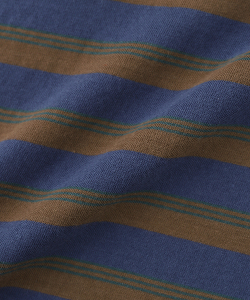 ONLY NY（オンリーニューヨーク）の「ONLY NY / オンリーニューヨーク Stripe T-Shirt（Tシャツ/カットソー・メンズ・チャコールグレー/ネイビー・MEDIUM/LARGE）」の8枚目の写真