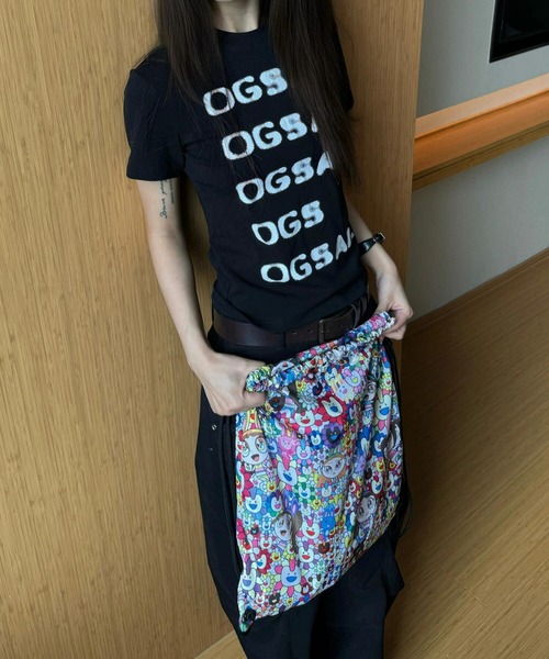 MEMECLE(メメクル)の「【 MEMECLE / メメクル 】レタリング プリントロゴTシャツ(Tシャツ/カットソー・レディース・ホワイト/ブラック/グレー・S/M)」の2枚目の写真