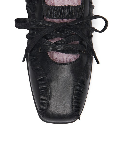 セール】[X MINJUKIM] BLISS RUFFLE SNEAKERS（スニーカー