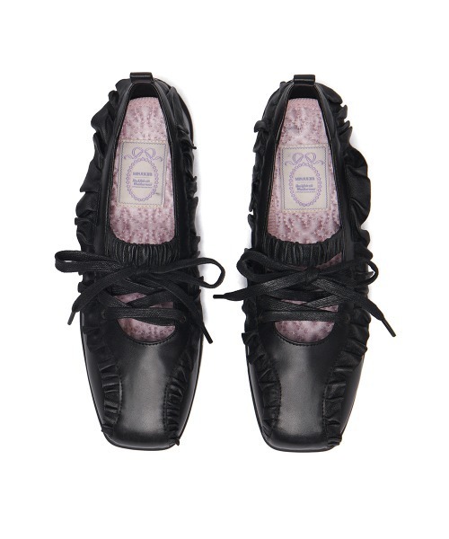 セール】[X MINJUKIM] BLISS RUFFLE SNEAKERS（スニーカー