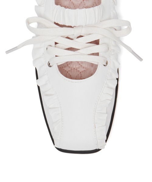 【Rockfish×MINJUKIMコラボ】BLISS RUFFLE SNEAKERS【未入荷】 X MINJUKIM] BLISS RUFFLE SNEAKERS（スニーカー）｜ROCKFISH