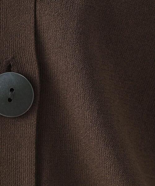 OPAQUE.CLIP(オペークドットクリップ)の「UV Vネックニットカーディガン【接触冷感/洗濯機洗い可/抗ピル】(カーディガン/ボレロ・レディース・ブラック/ブラウン系その他/レッド系1/ホワイト・00)」の10枚目の写真