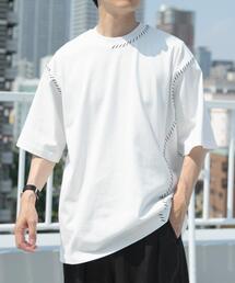 ITEMS URBANRESEARCH | ブランケットステッチクルーネックTシャツ(Tシャツ/カットソー)