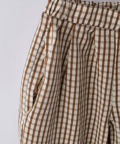 THE SHOP TK （ザ ショップ ティーケー ）の「【110-150】ギンガムチェック柄パンツ/セットアップ可・洗濯機OK（その他パンツ・キッズ・ブラック系1/キャメル・11/12/13/14/15 ）」の10枚目の写真
