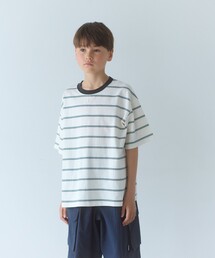 green label relaxing | ボーダー Tシャツ / キッズ  140cm-160cm(Tシャツ/カットソー)