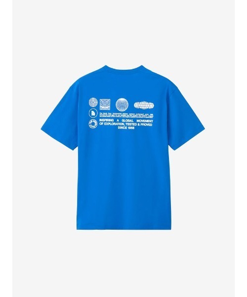 THE NORTH FACE（ザノースフェイス）の「ザ・ノースフェイス / ショートスリーブフラッシュドライグローブグリッドコットンティー NT32550（ユニセックス）（Tシャツ/カットソー・メンズ・ホワイト系その他/ブラック系その他/ブルー系その他・MEDIUM/LARGE/X-LARGE）」の3枚目の写真