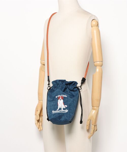 salle de bal（サルデバル）の「【 polka polka / ポルカポルカ 】 アニマル刺繍コードショルダーバッグ　SDI（ショルダーバッグ・レディース・ブラック/ブルー/グレー/ベージュ/ネイビー/グリーン・FREE）」の22枚目の写真