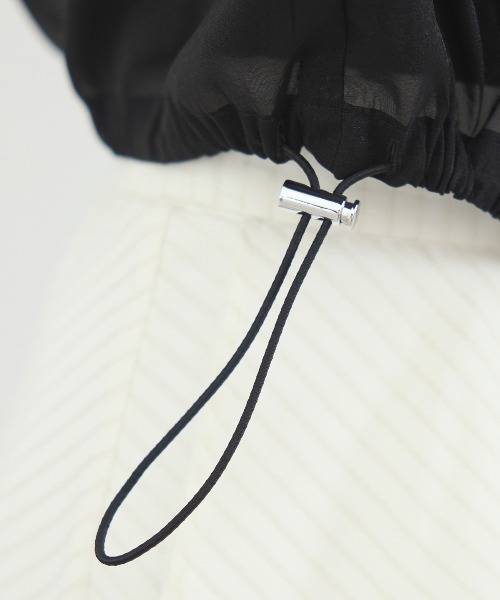 REDYAZEL（レディアゼル）の「フロントポケットシアージャケット（ノーカラージャケット・レディース・ブラック/オフホワイト/ベージュ/ミント・FREE）」の22枚目の写真