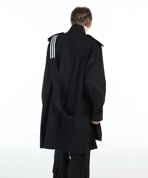 Y-3(ワイスリー)の「Y-3 REFINED WOOL OVERSHIRT(シャツ/ブラウス・メンズ・ブラック・SMALL/LARGE/MEDIUM/X-SMALL/X-LARGE)」の3枚目の写真