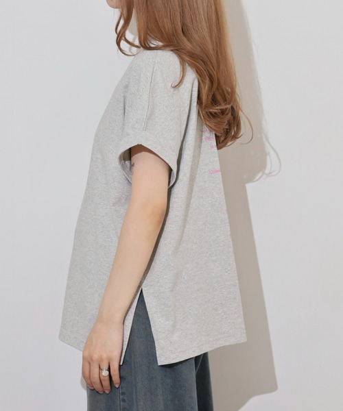 tシャツ hunch USAコットン　プリントTシャツ レディース hunch tシャツ USAコットン プリントTシャツ レディース