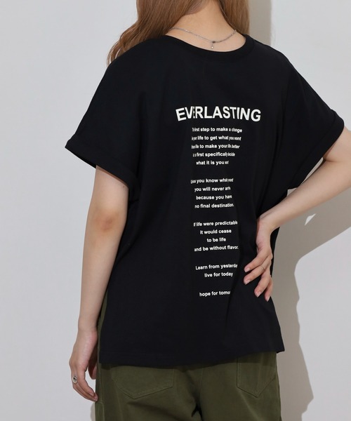 hunch USAコットン プリントTシャツ（Tシャツ/カットソー